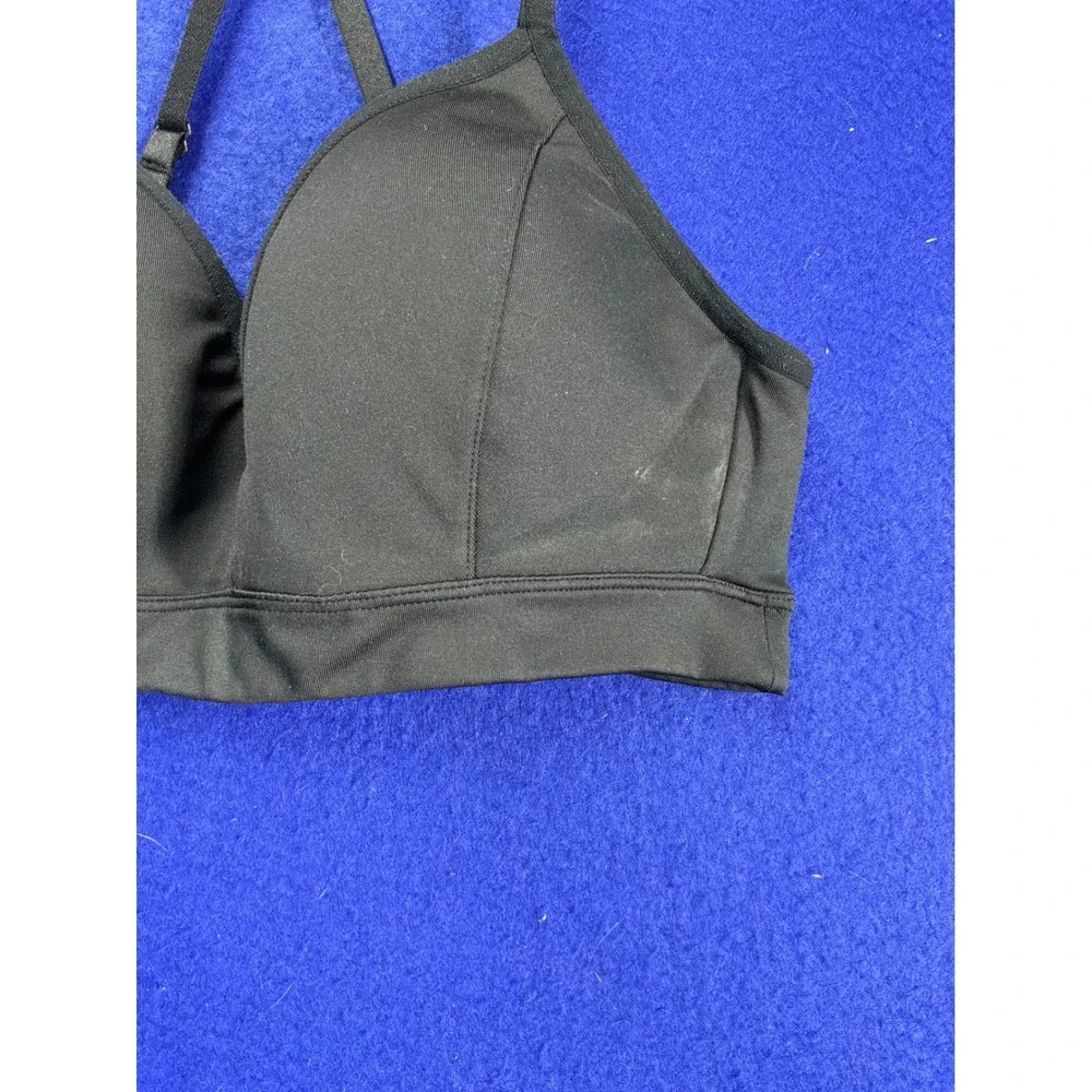 Athleisure Womens Athleta Y-Back Sports Bra M Black